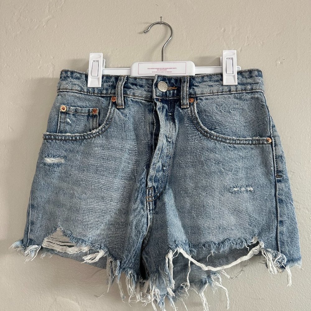 Zara Blue Jean Shorts